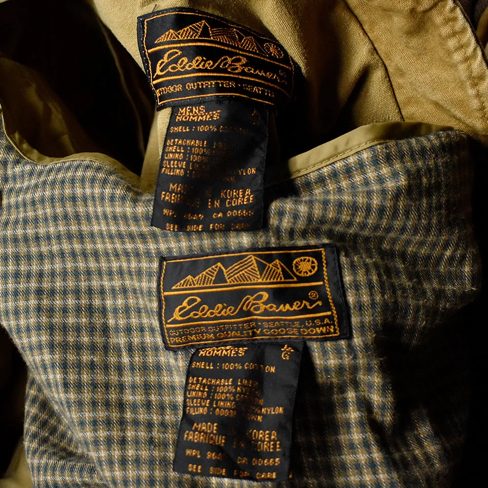 80's Eddie Bauer 黒タグ後期 ダウンライナー ハンティングジャケット 231206