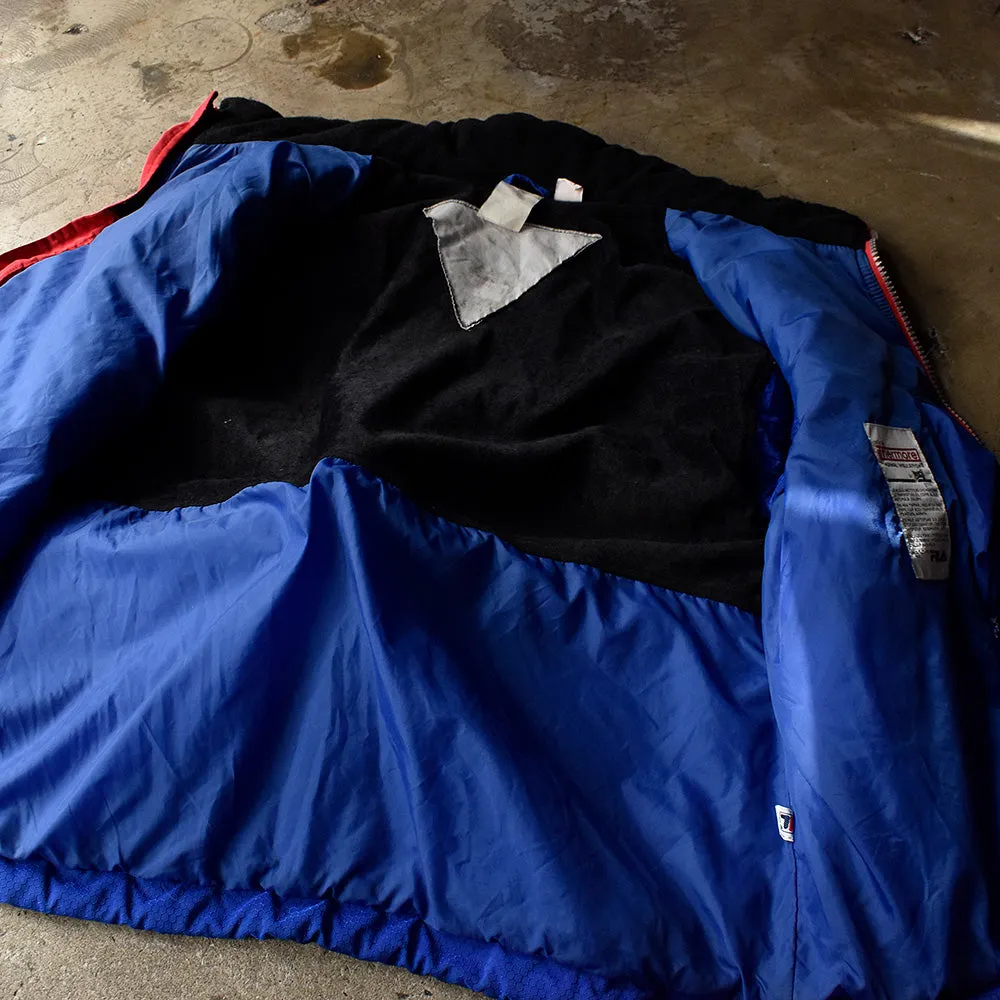 90's FILA スキーライン Thermore 中綿入り ナイロンベスト 231017
