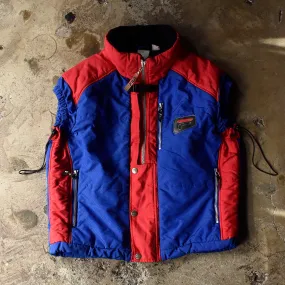 90's FILA スキーライン Thermore 中綿入り ナイロンベスト 231017