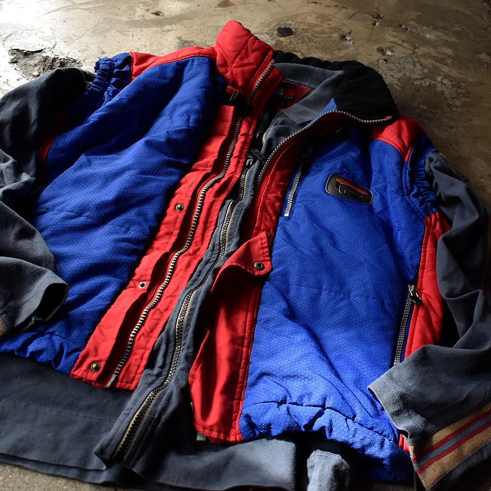 90's FILA スキーライン Thermore 中綿入り ナイロンベスト 231017