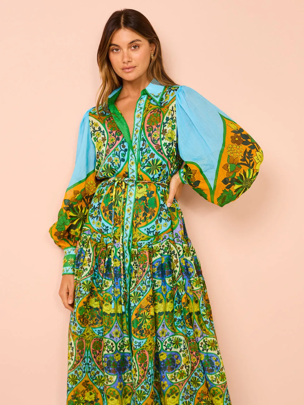 Alemais Sofie Shirtdress in Multi