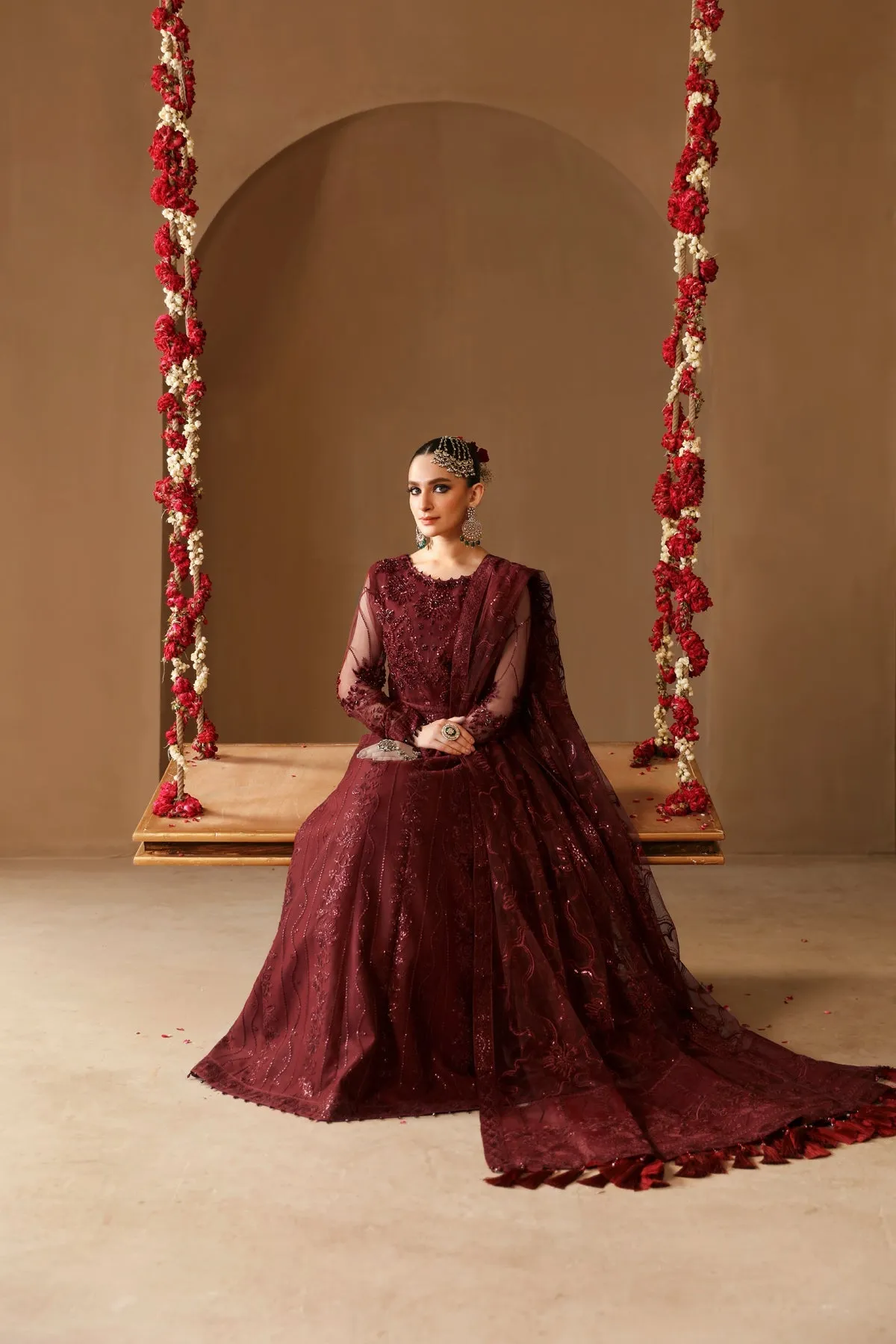 Alizeh Reena Handcrafted Wedding Edit Formals – AF-HM-4022-Gulab