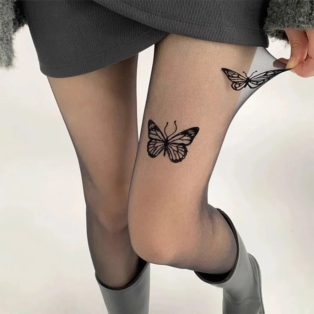 Alternative Butterfly Themed Tights