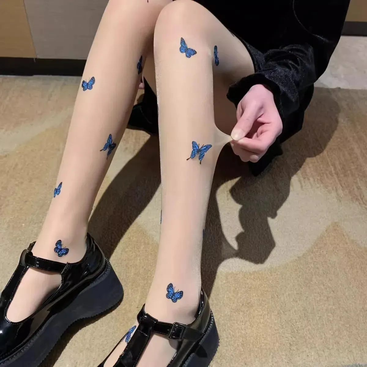 Alternative Butterfly Themed Tights