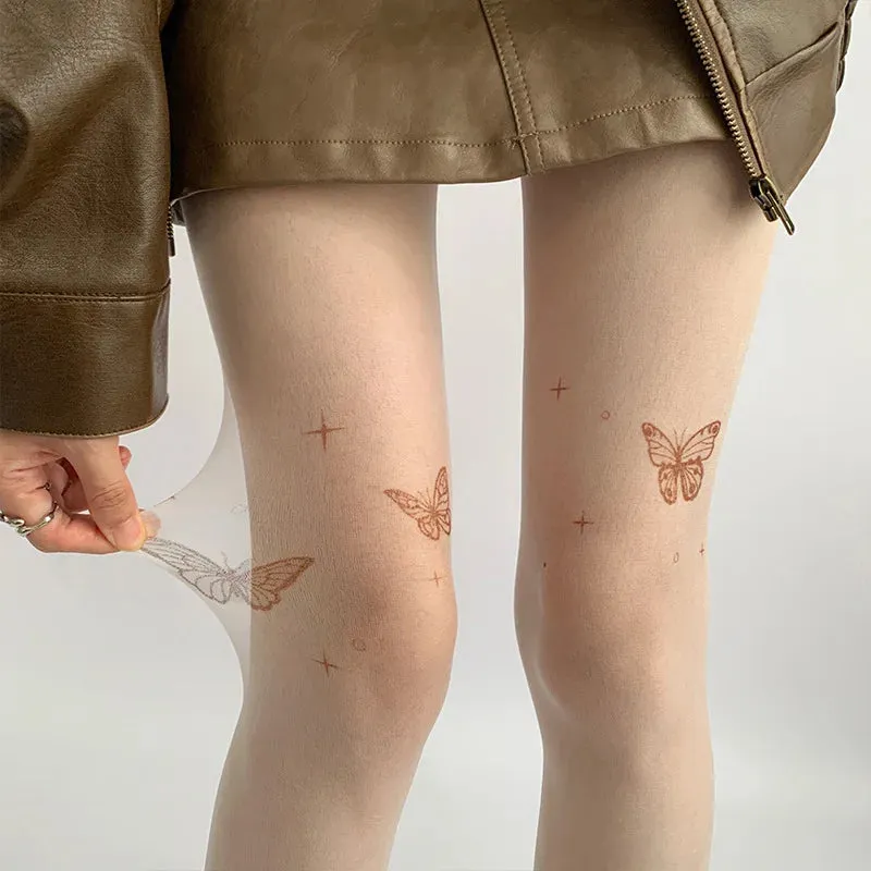Alternative Butterfly Themed Tights