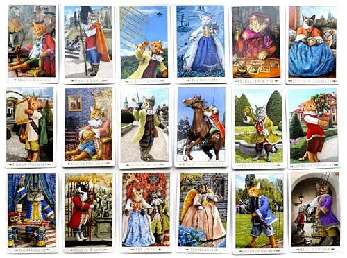 Baroque Bohemian Cats' Tarot MINI Deck