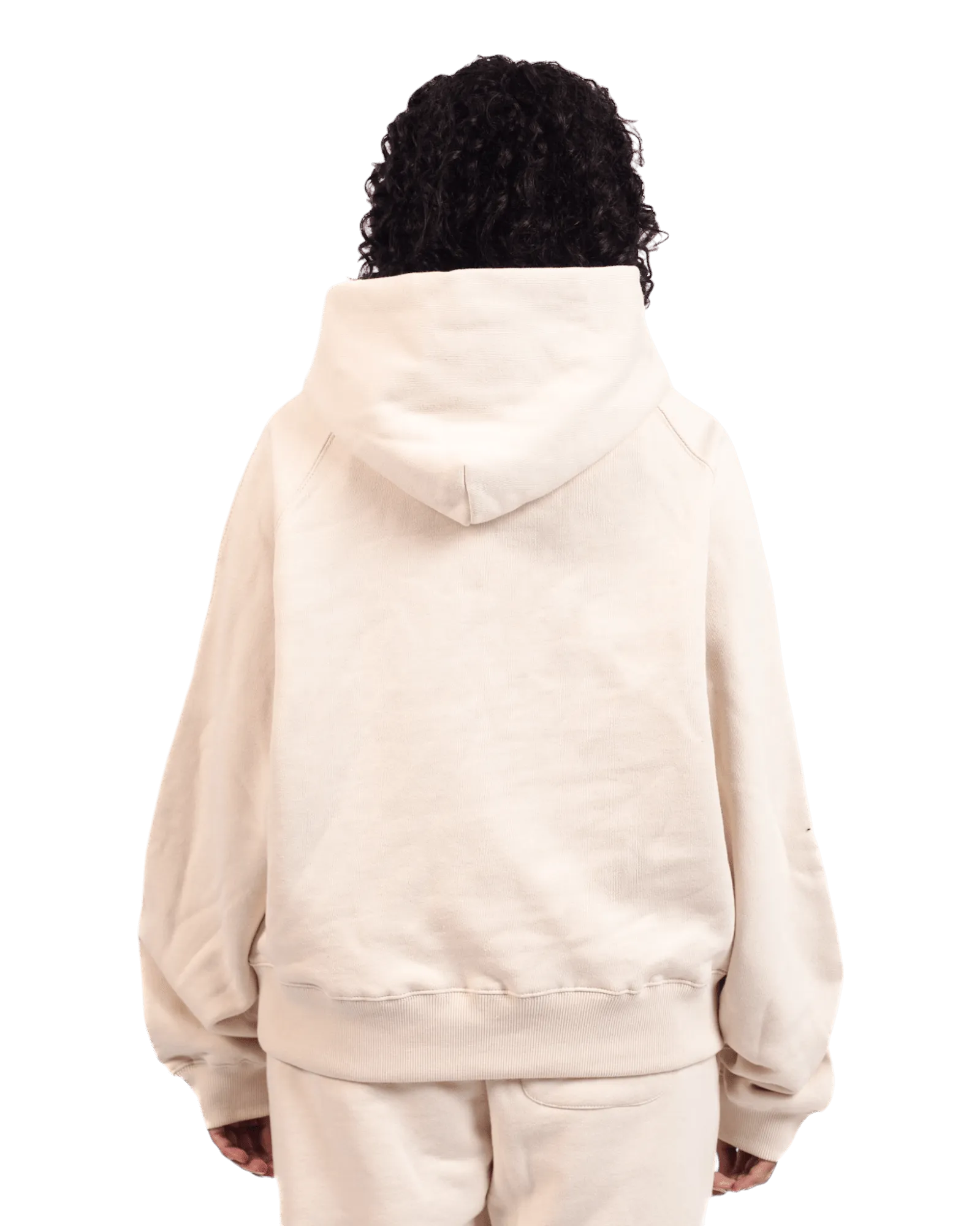 BEIGE LOGO HOODIE (v2)