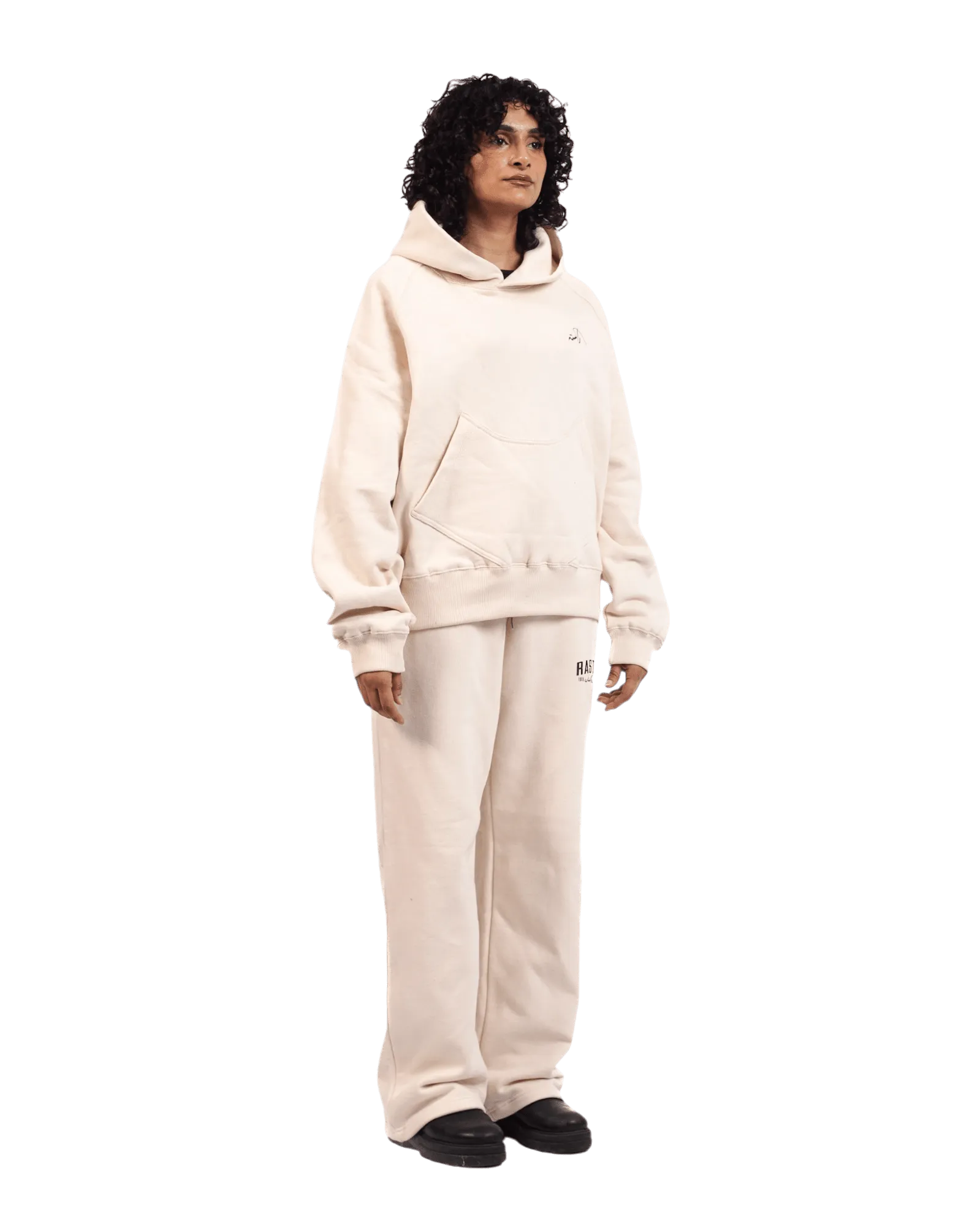 BEIGE LOGO HOODIE (v2)
