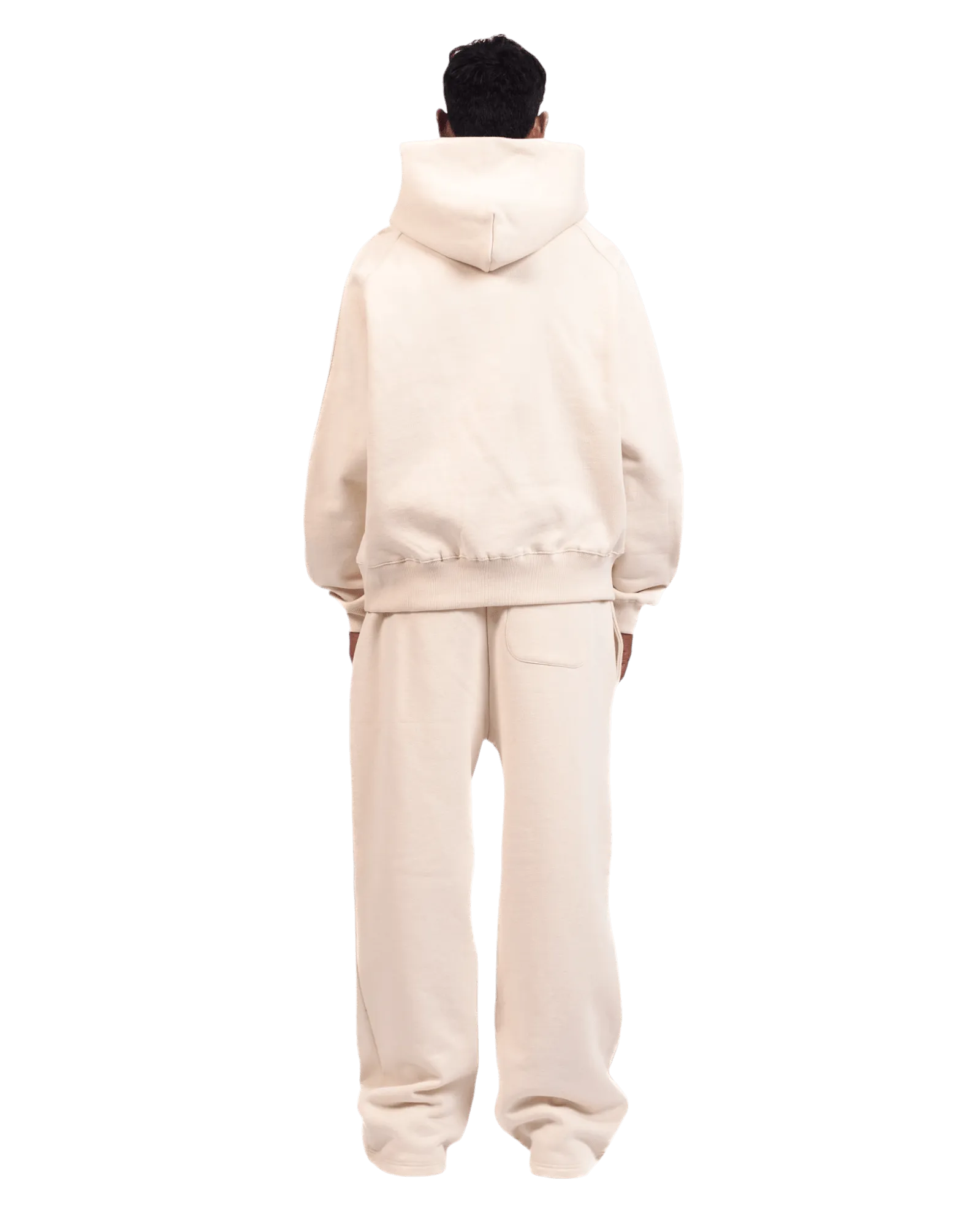 BEIGE LOGO HOODIE (v2)
