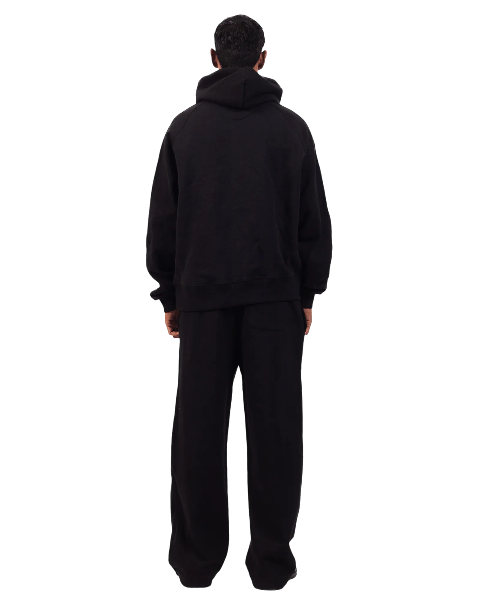 BLACK LOGO HOODIE (v2)