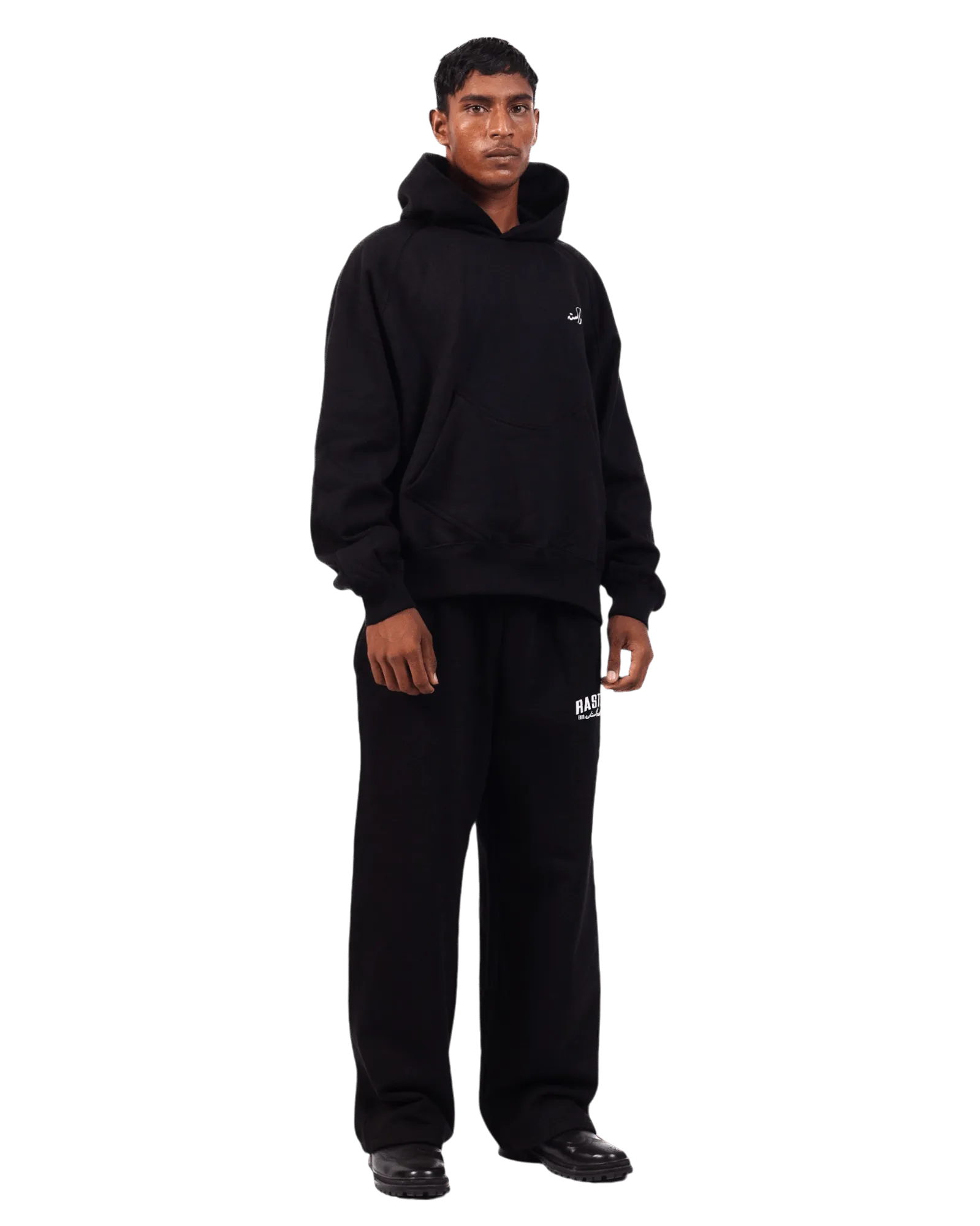 BLACK LOGO HOODIE (v2)