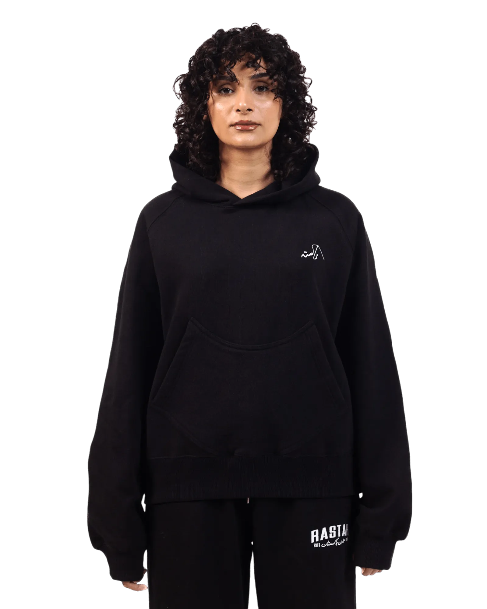 BLACK LOGO HOODIE (v2)