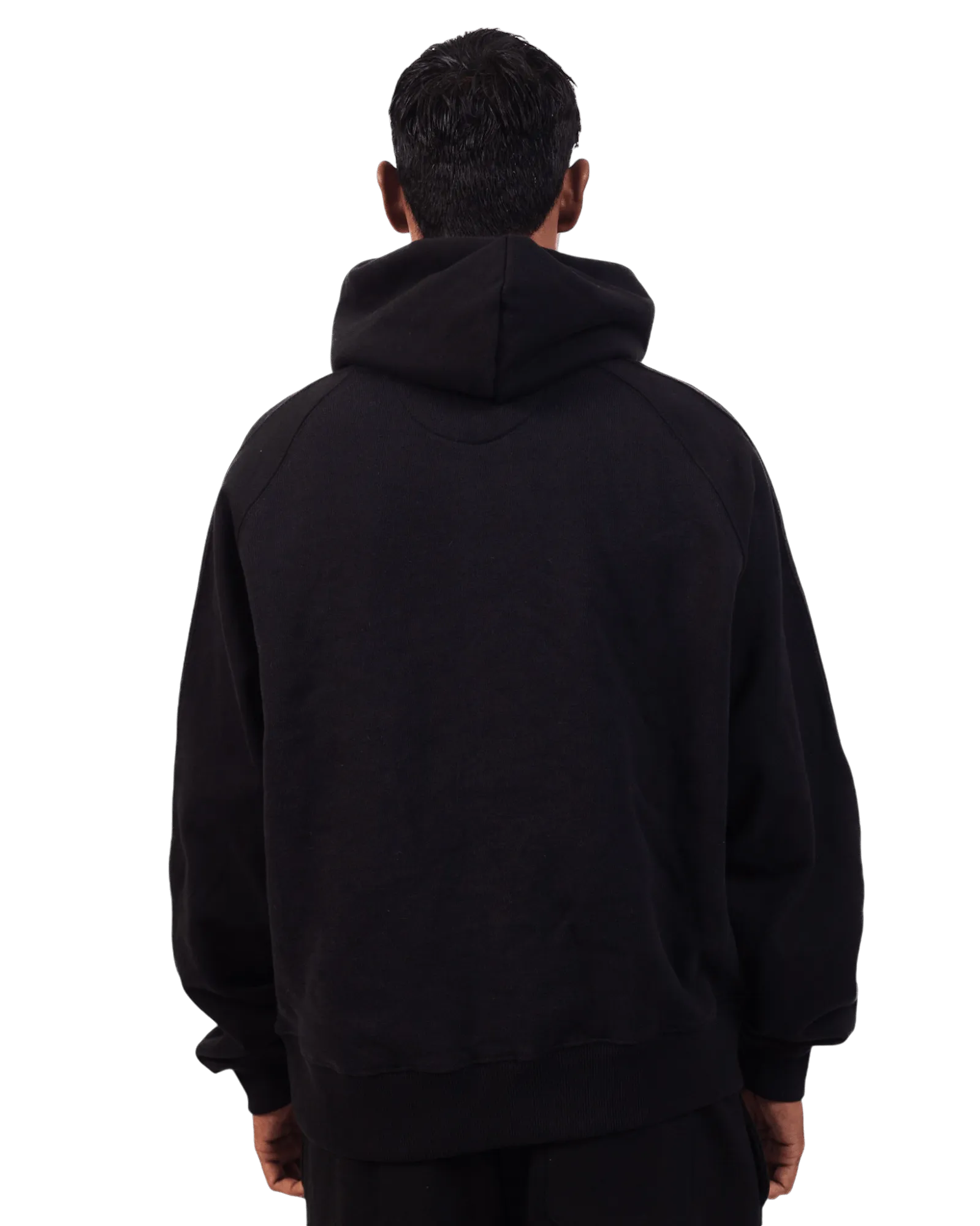 BLACK LOGO HOODIE (v2)