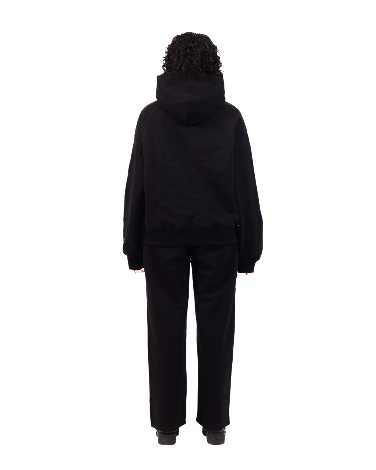 BLACK LOGO HOODIE (v2)