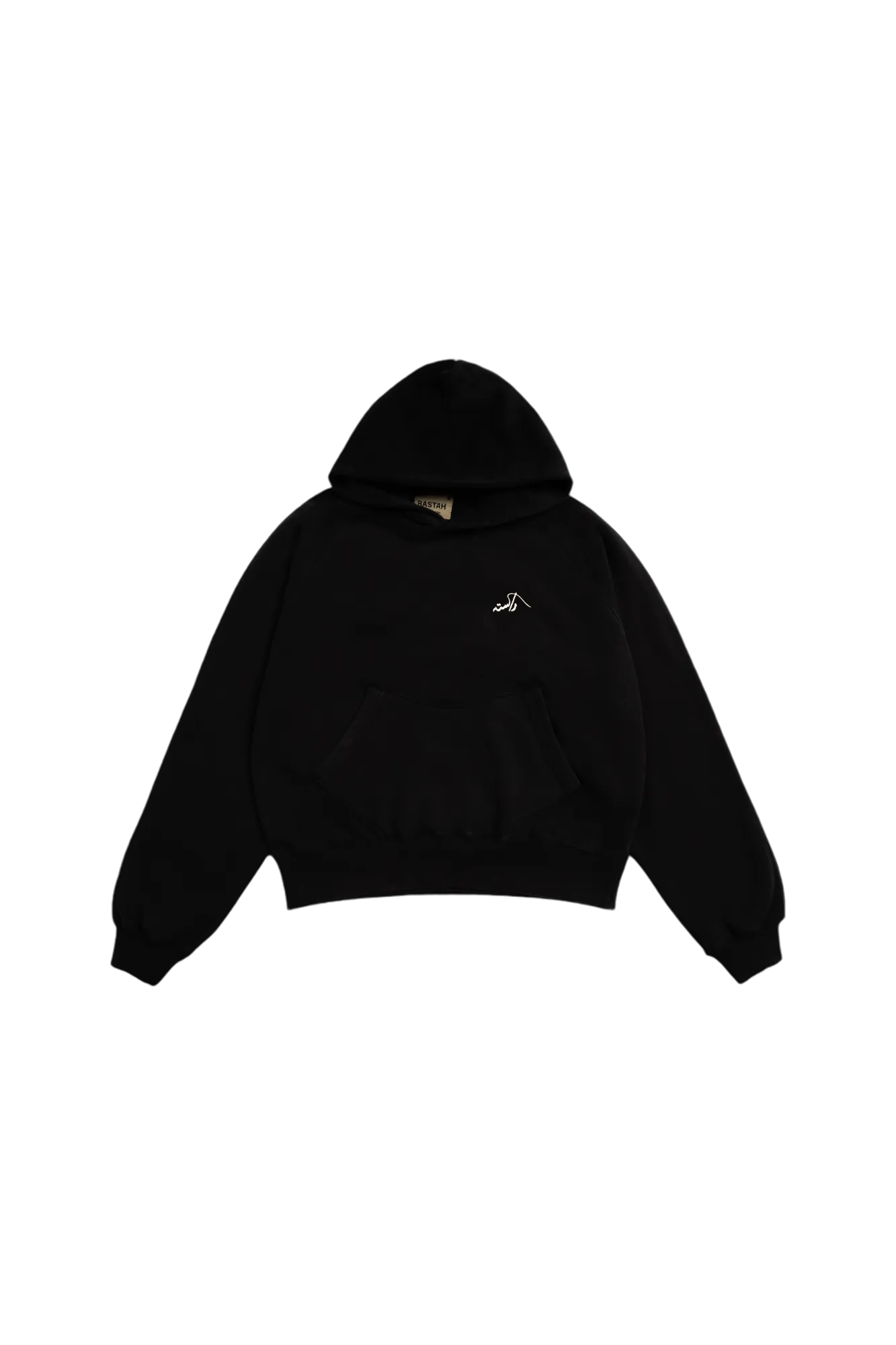 BLACK LOGO HOODIE (v2)