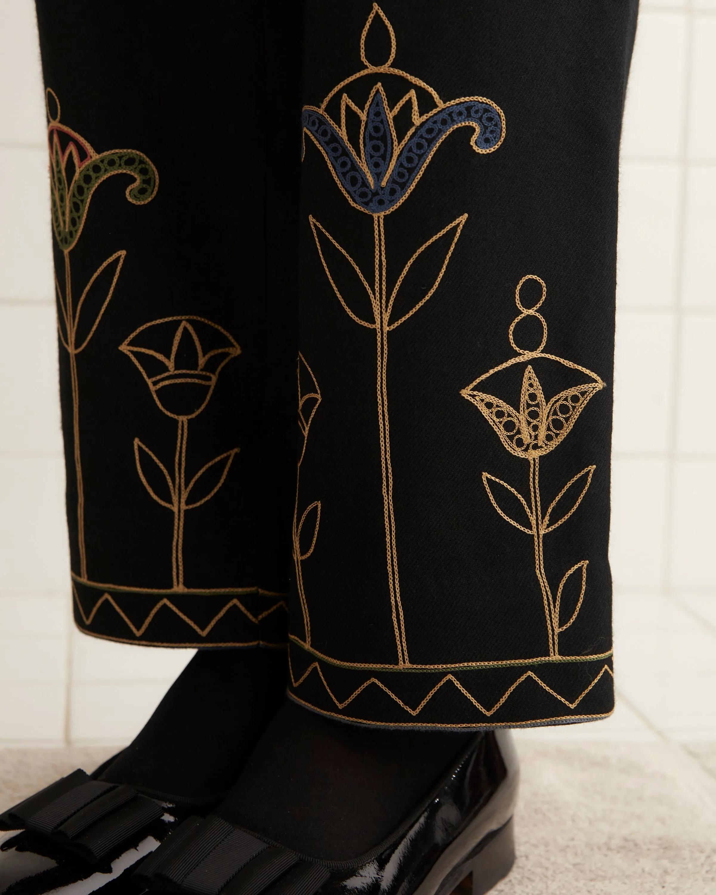 Blooming Stems Trousers