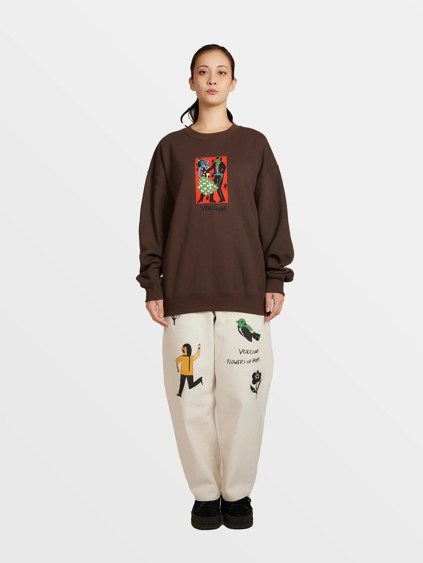 BOB MOLLEMA SWEATSHIRT - DARK BROWN