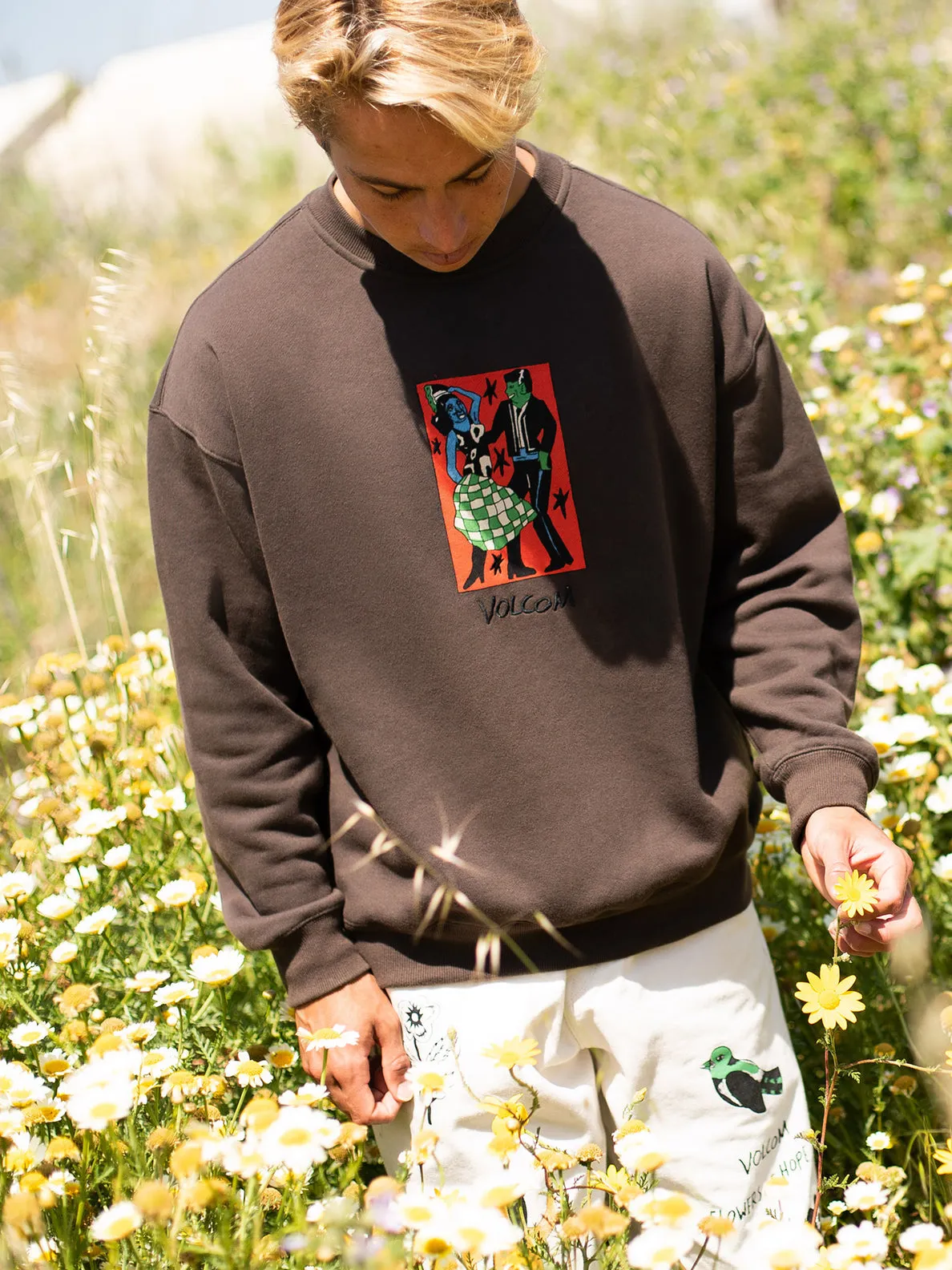 BOB MOLLEMA SWEATSHIRT - DARK BROWN