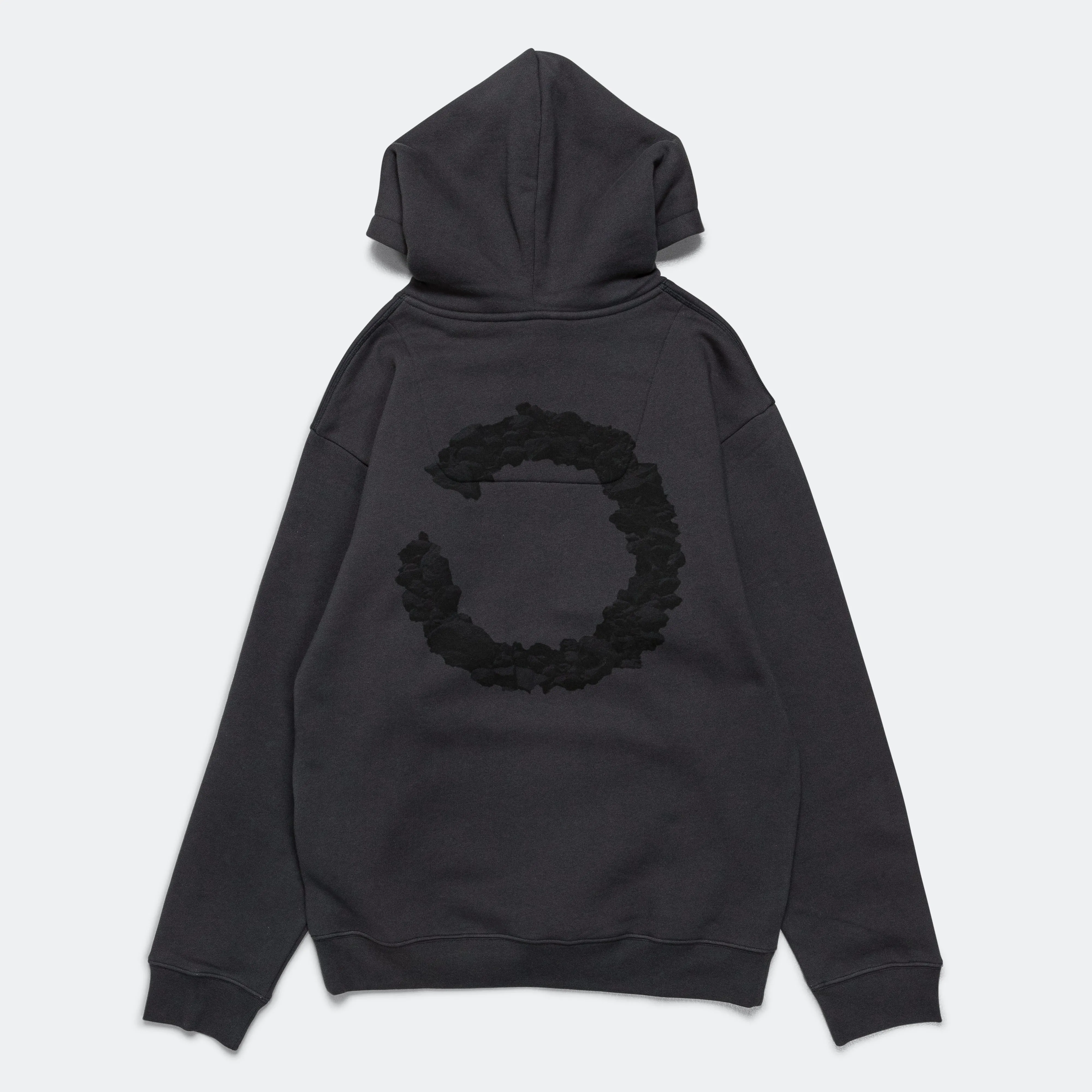 Boulder Print Hoodie - Anthracite