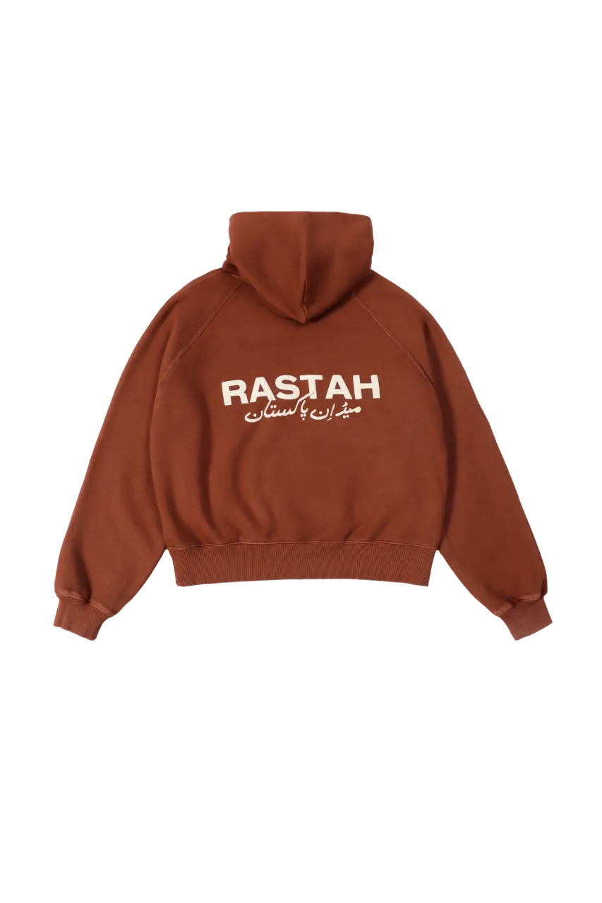 BRICK RED MADE IN PAK HOODIE (v2)