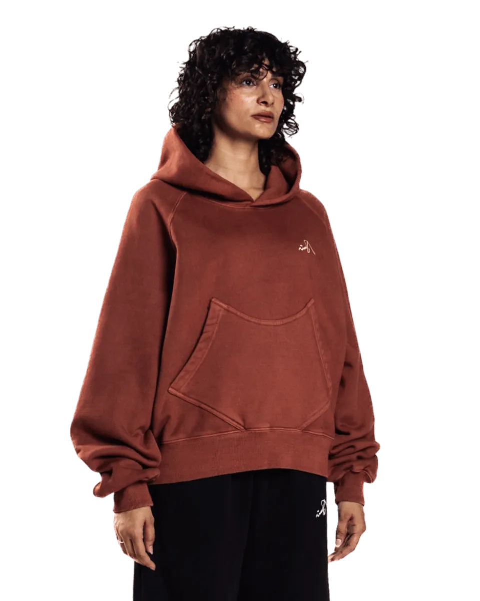 BRICK RED MADE IN PAK HOODIE (v2)