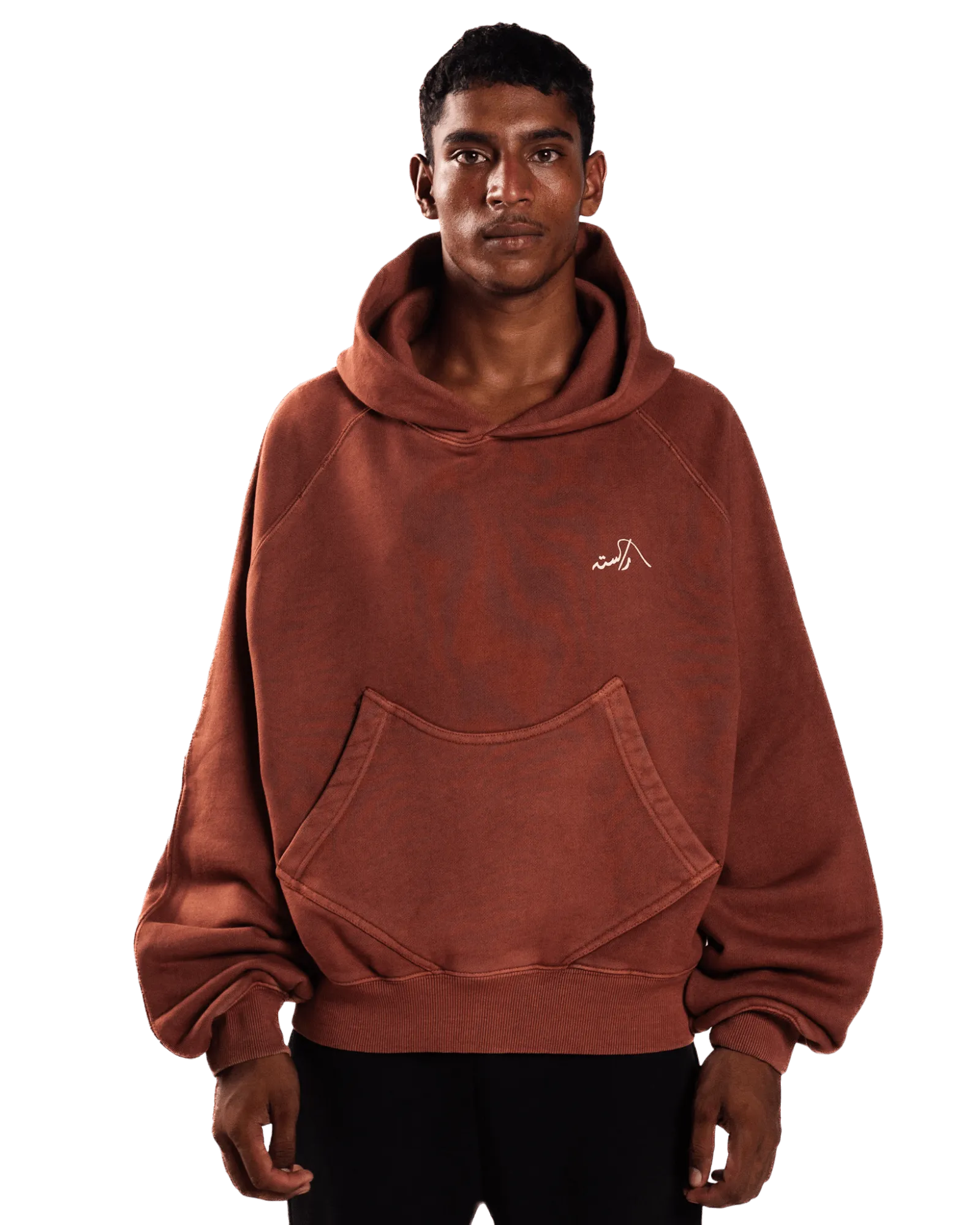 BRICK RED MADE IN PAK HOODIE (v2)