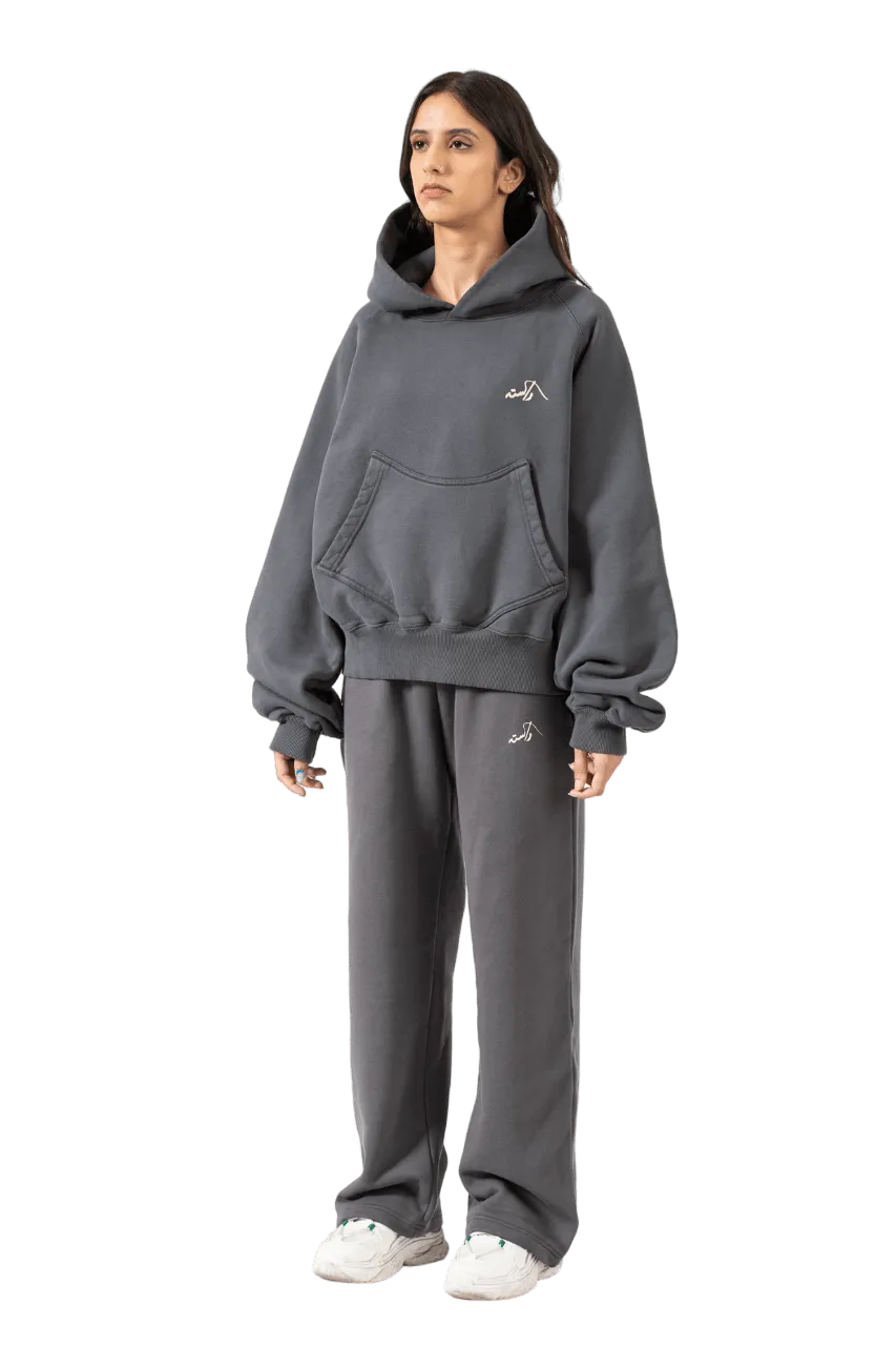CHARCOAL GREY MADE IN PAK HOODIE (v2)