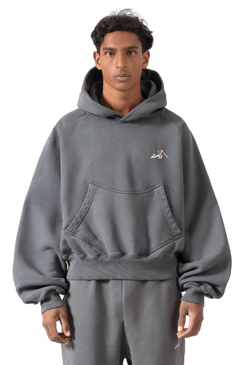 CHARCOAL GREY MADE IN PAK HOODIE (v2)