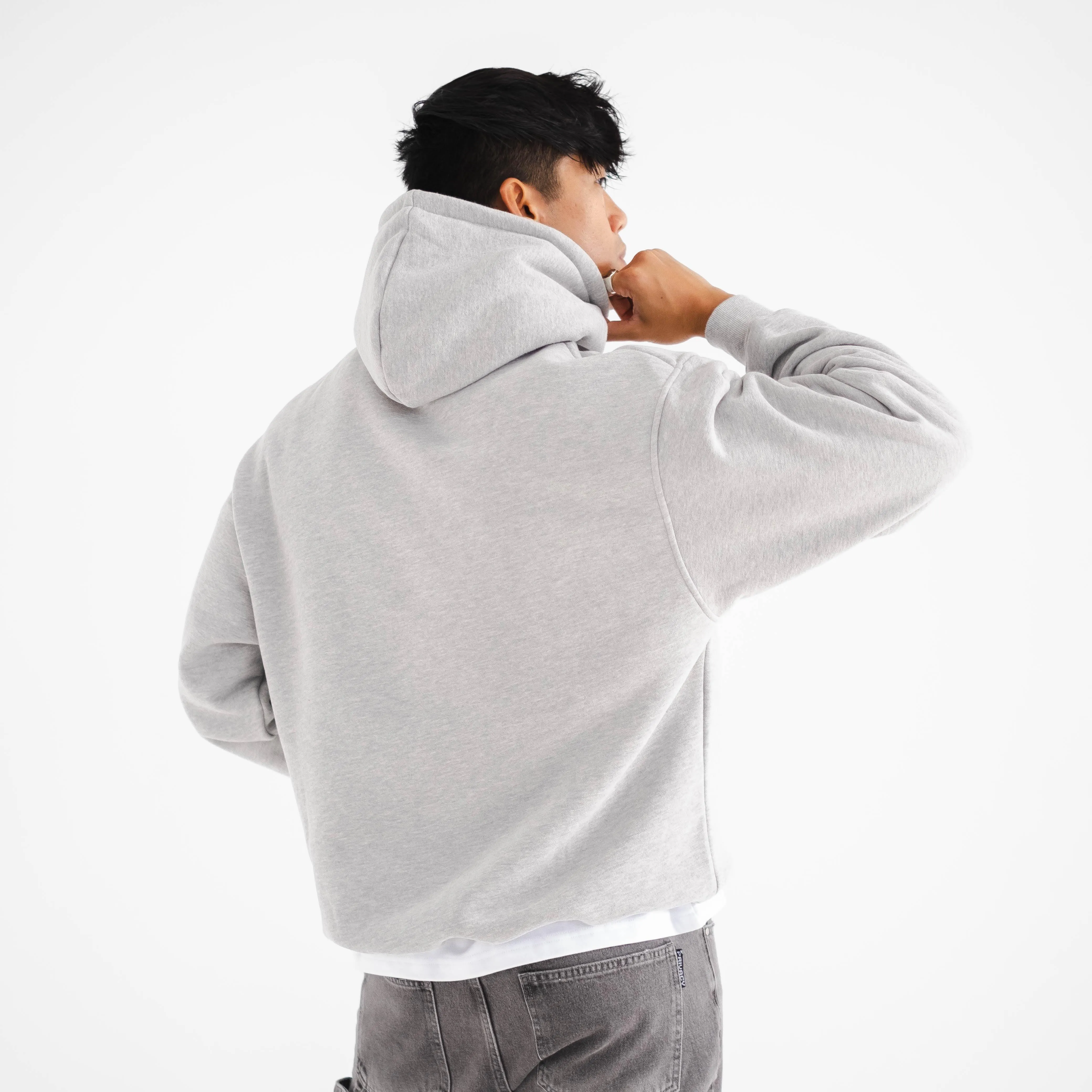 Daily Blank Hood - Grey