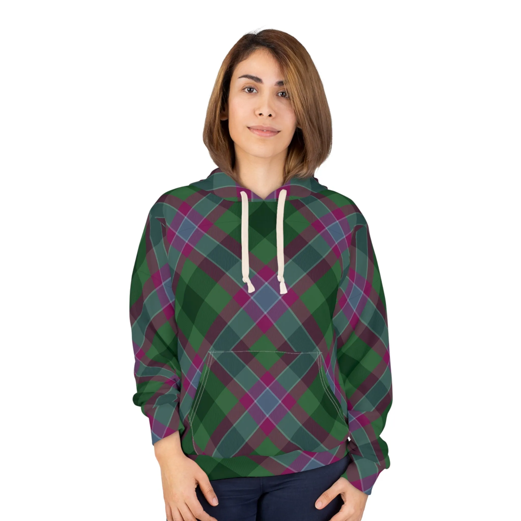Dunans Rising Tartan Hoodie