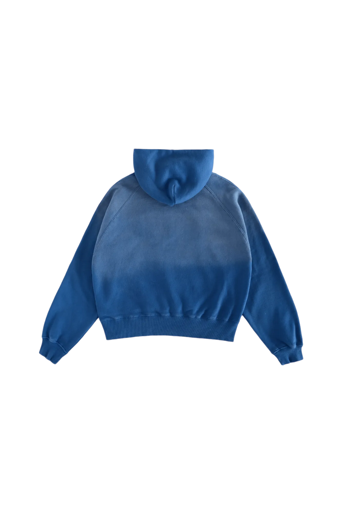FADED BLUE LOGO HOODIE (v2)