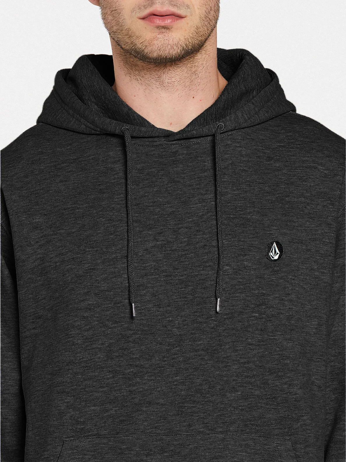FOREMAN PULLOVER FLEECE HOODIE - SULFUR BLACK