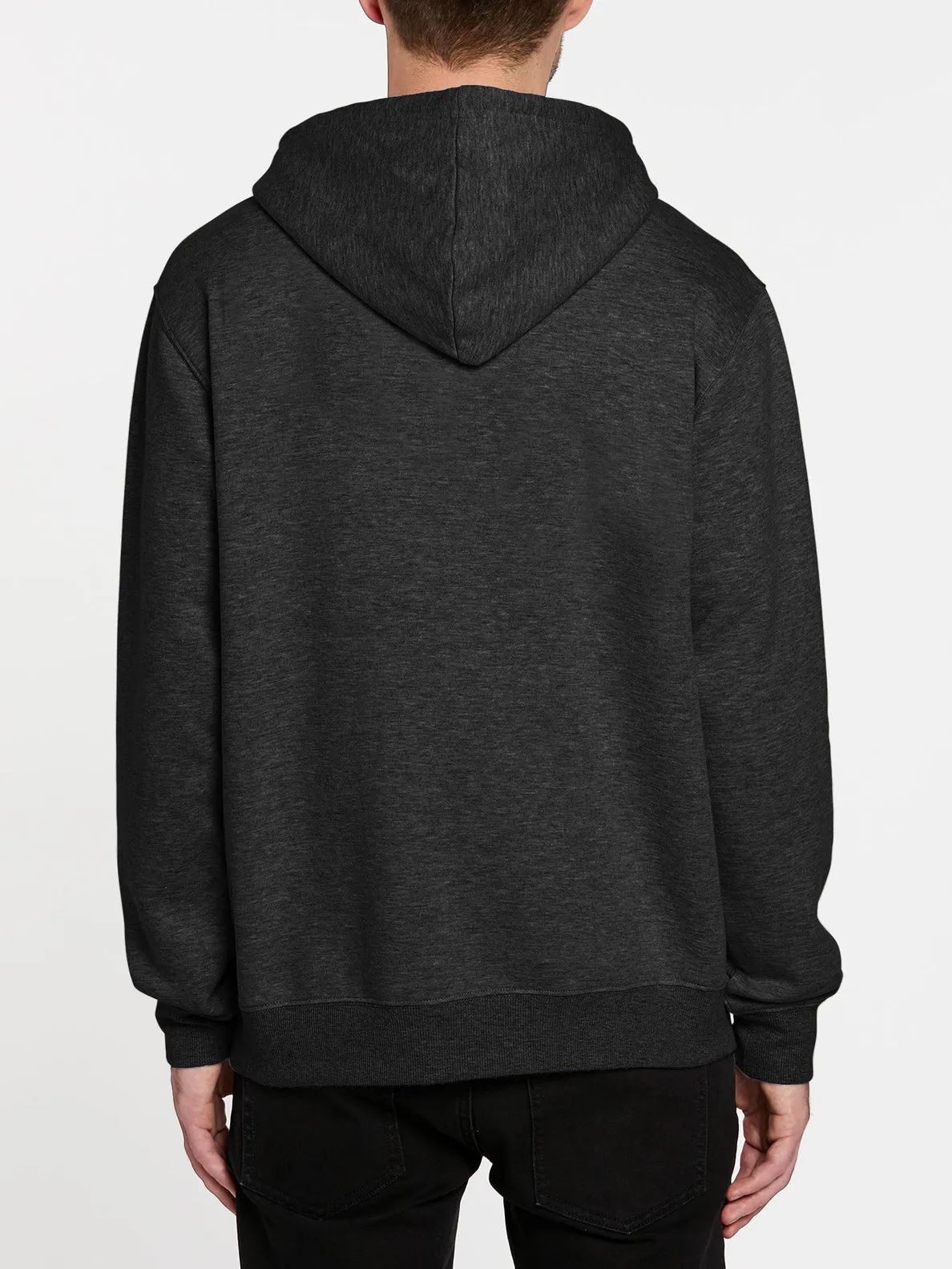 FOREMAN PULLOVER FLEECE HOODIE - SULFUR BLACK