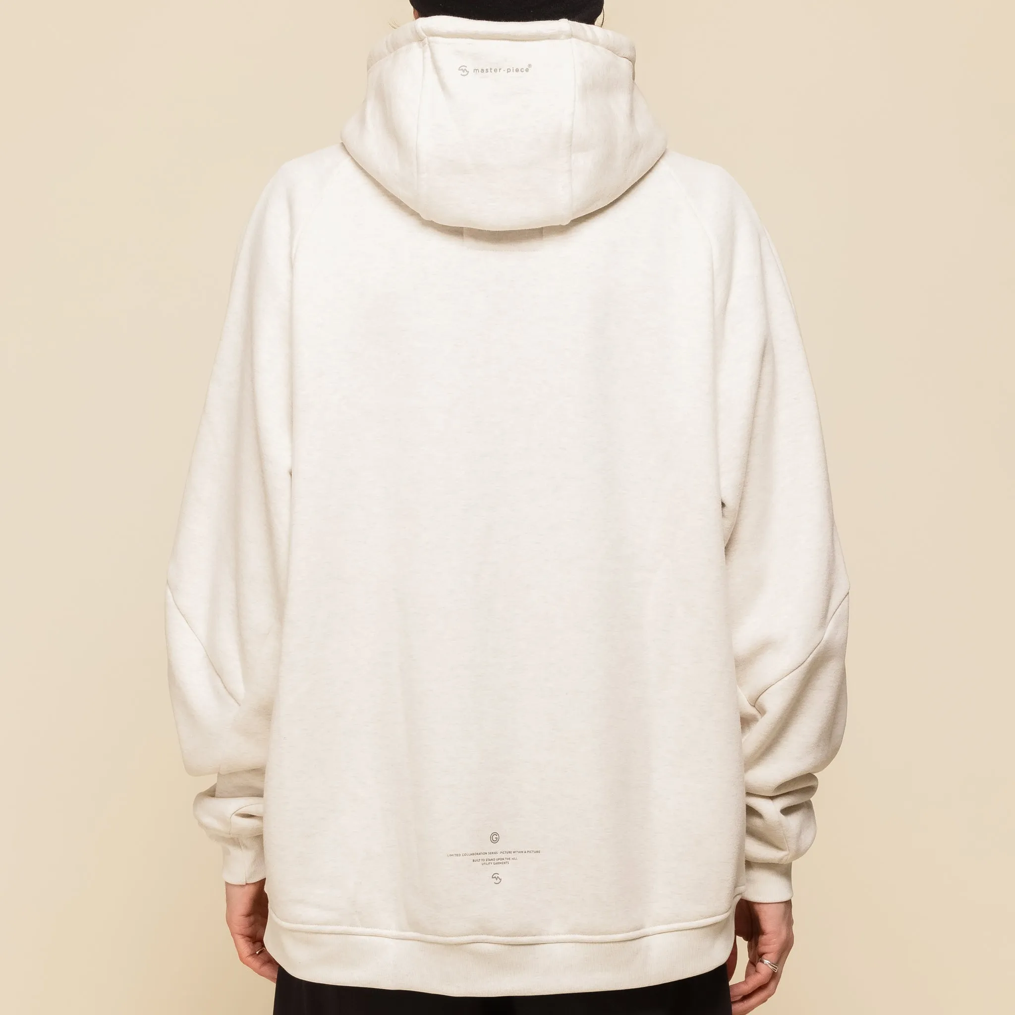 GOOPiMADE x Masterpiece - “MEquip-H3” Mantle Logo Hooded Jacket - Ivory