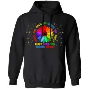 Hate has no home here heart Pullover Hoodie