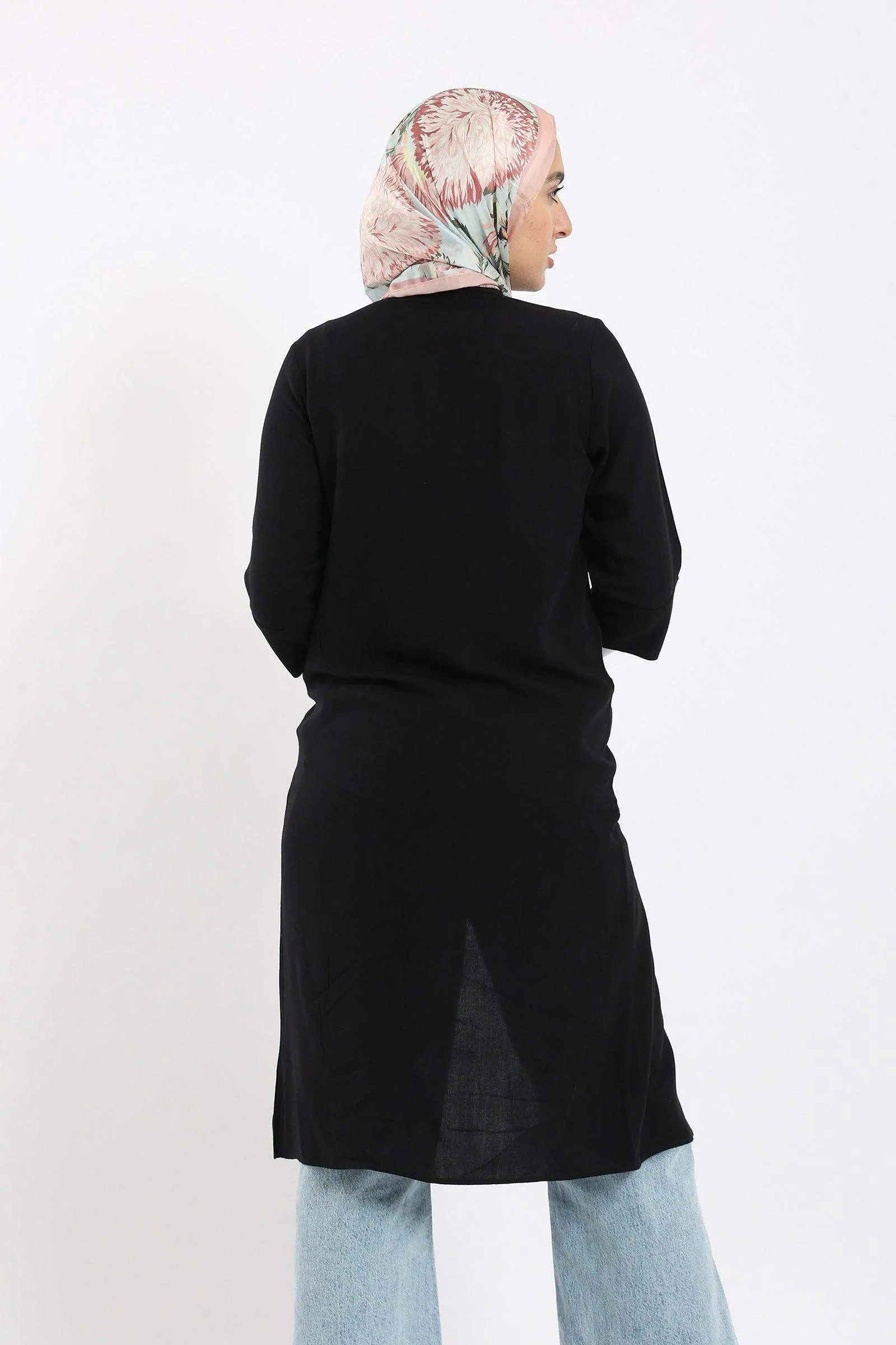 Hidden Placket Shirt Dress