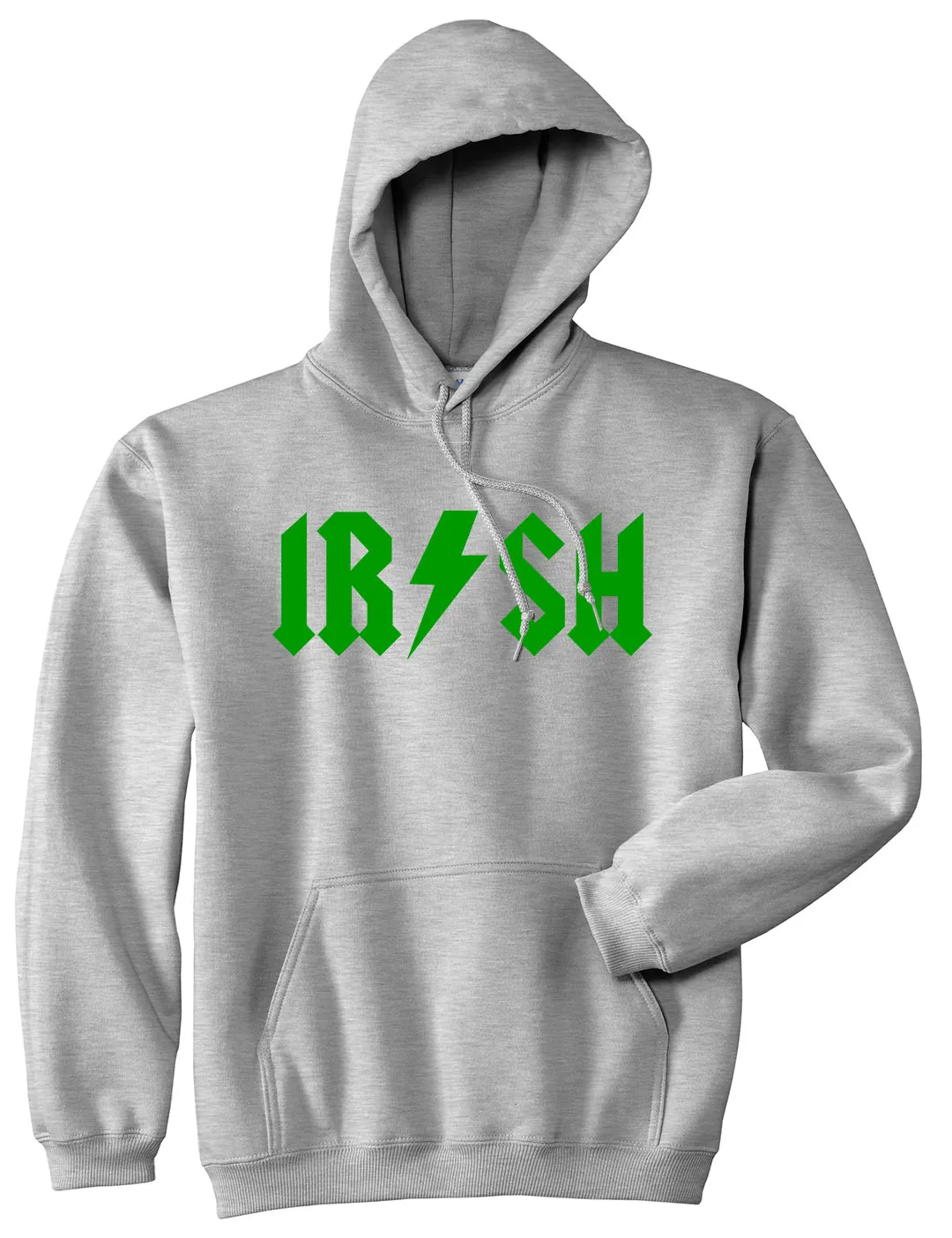 Irish Rockstar Funny Band Logo Mens Pullover Hoodie