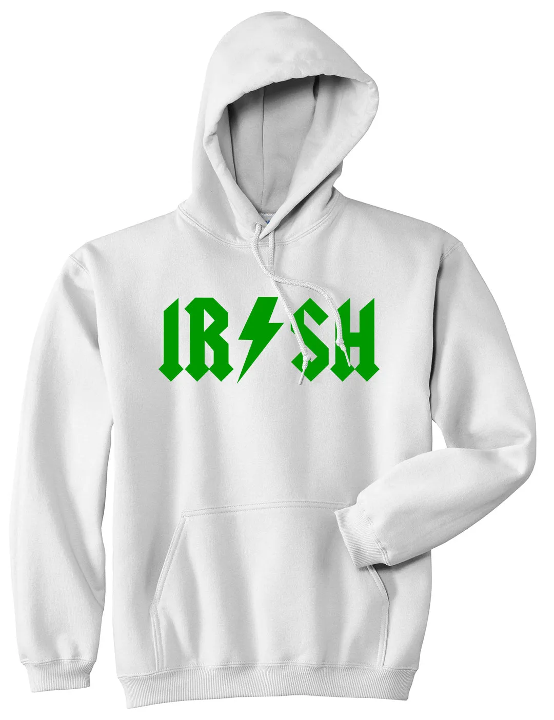 Irish Rockstar Funny Band Logo Mens Pullover Hoodie
