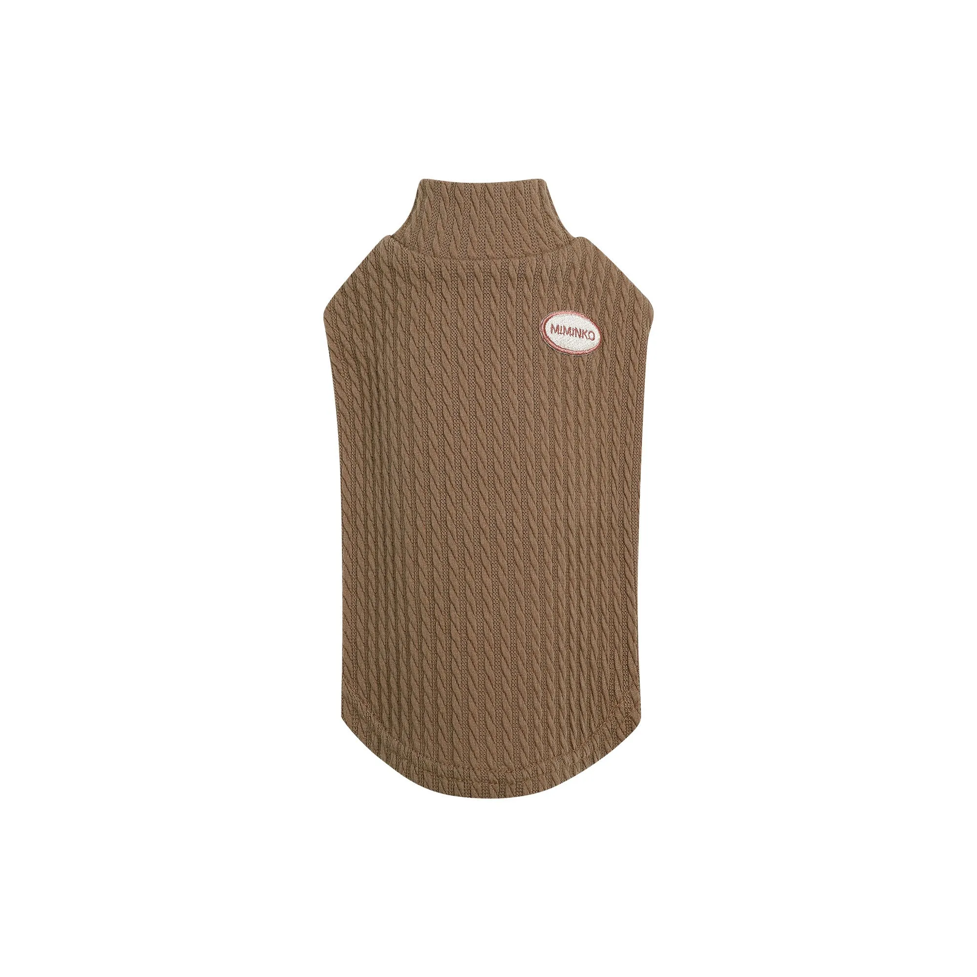 It's A Classic  Turtleneck Top- Cocoa