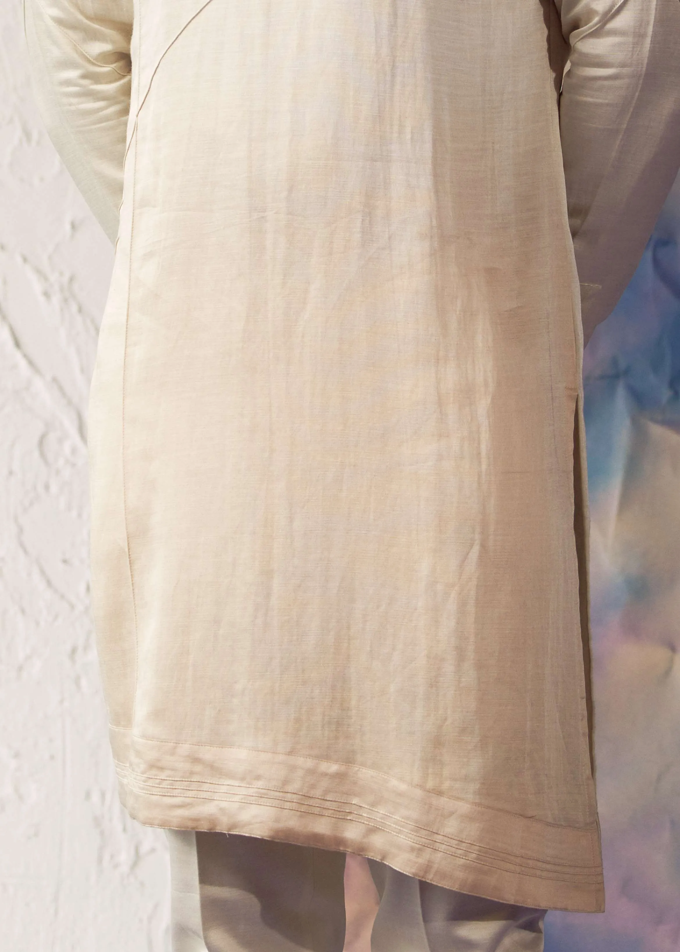 Ivory Ombre Kurta set