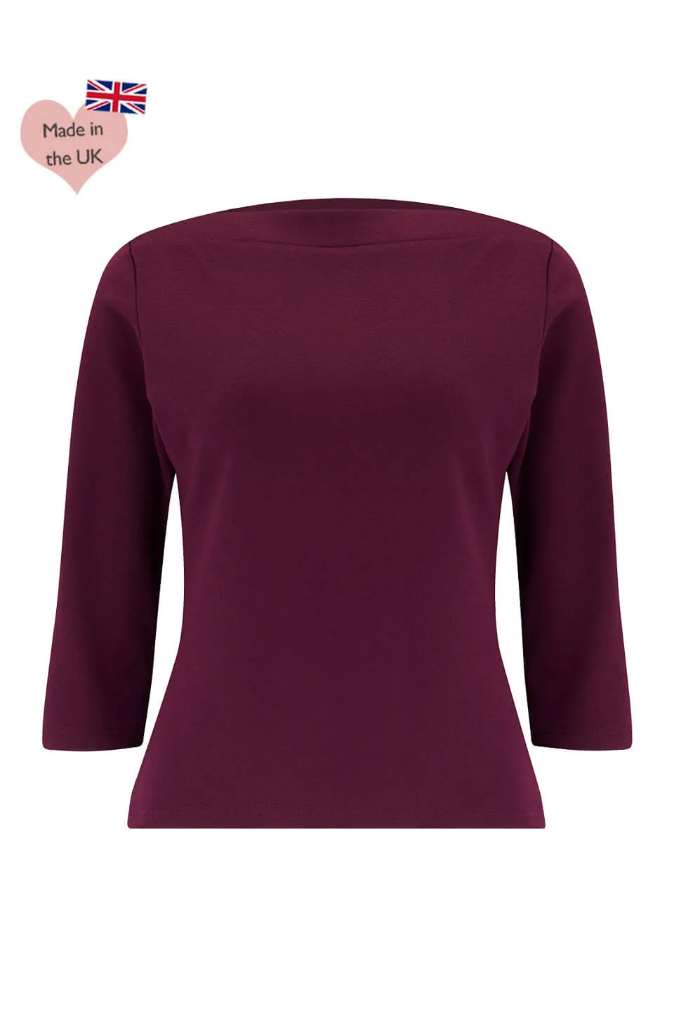 Janet Top in Plum