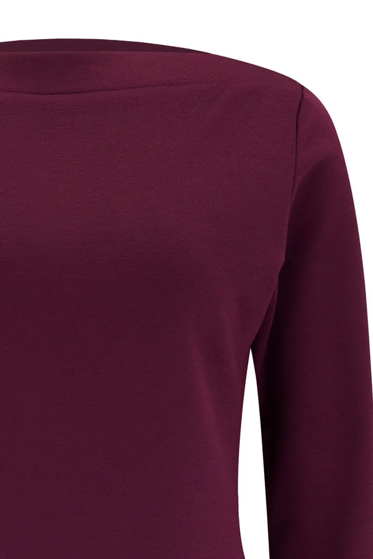 Janet Top in Plum