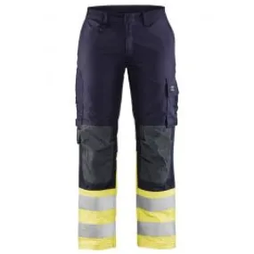 Ladies&#x20;Multinorm&#x20;Inherent&#x20;Trouser&#x20;7188&#x20;Navy&#x20;Blue&#x2F;Yellow&#x20;-&#x20;Bl&#xE5;kl&#xE4;der