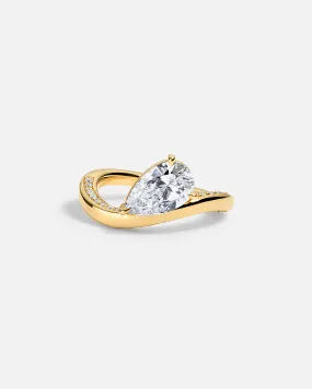 LAGUNA Wave Ring   Pear