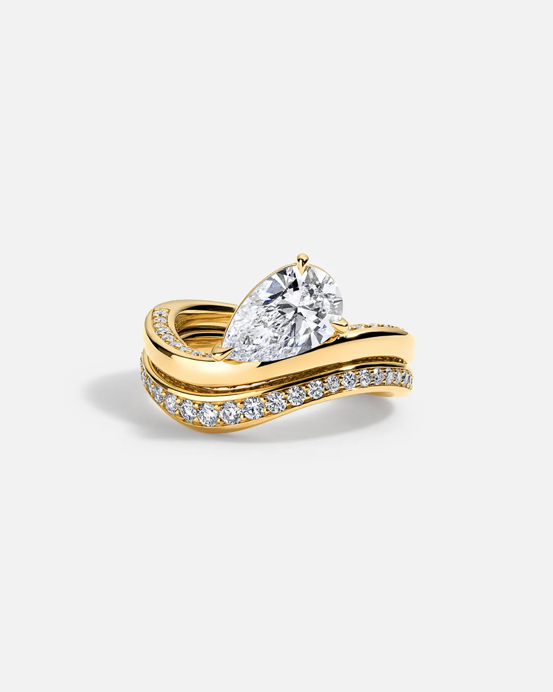 LAGUNA Wave Ring   Pear