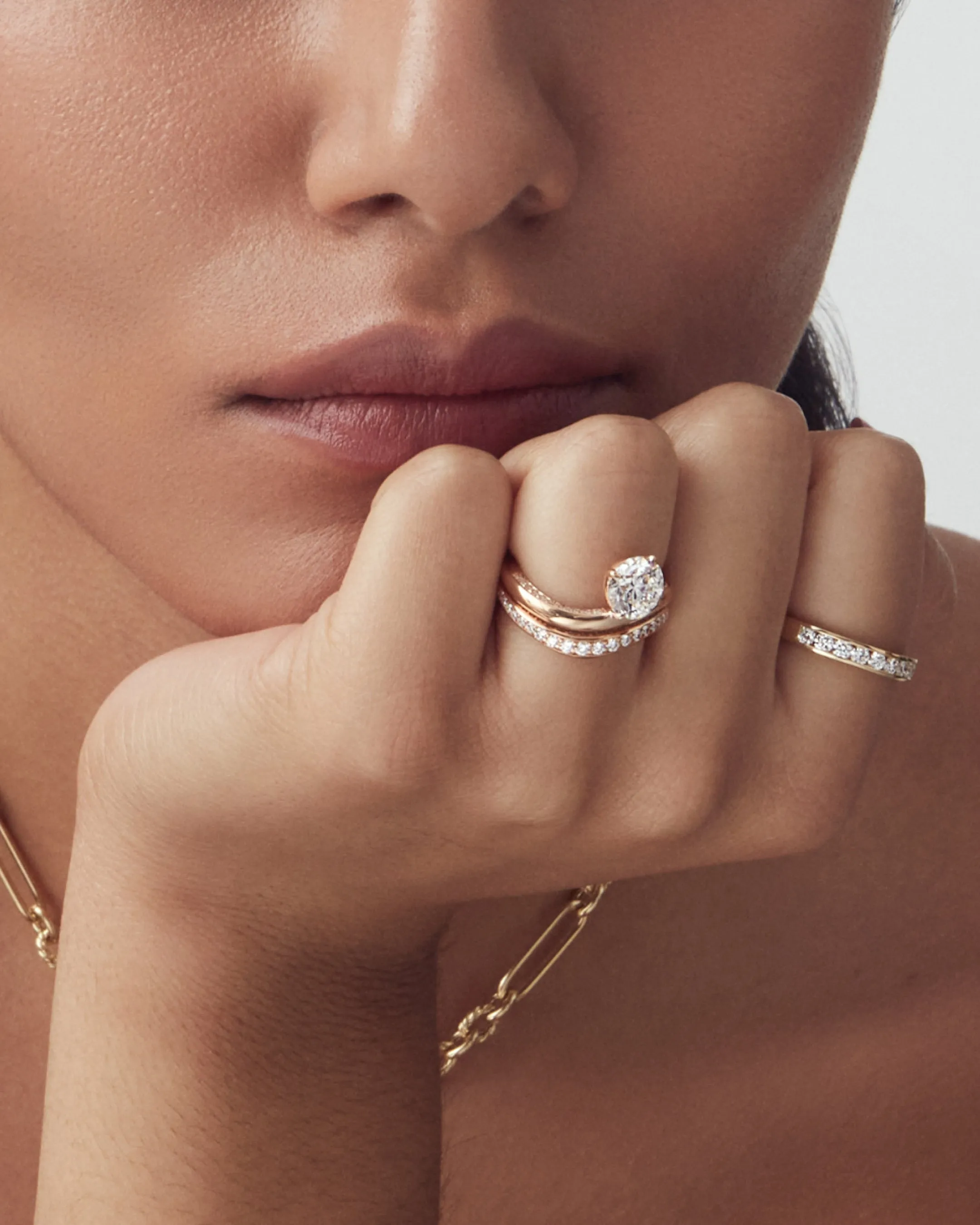 LAGUNA Wave Ring   Round Brilliant