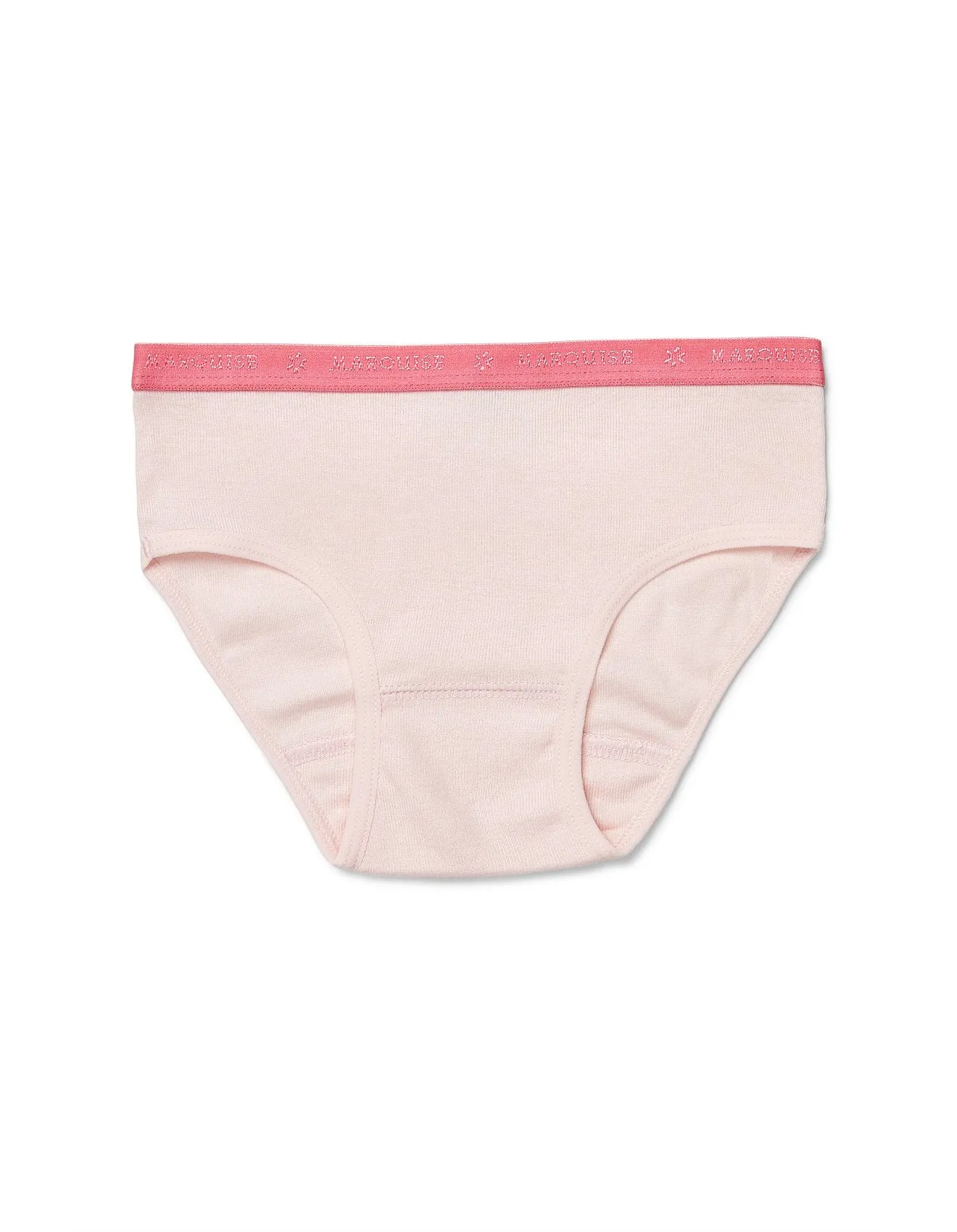 Marquise 2 Pack Girls Everyday Underwear - Powder Blue/ Pink