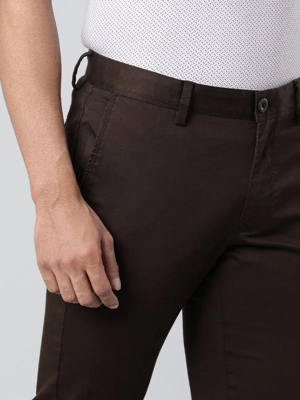 Men Brooklyn Fit Cotton Stretch Trouser