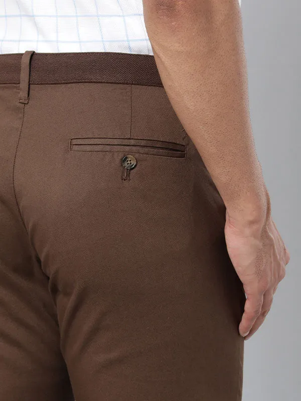 Men Brooklyn Fit Cotton Stretch Trouser