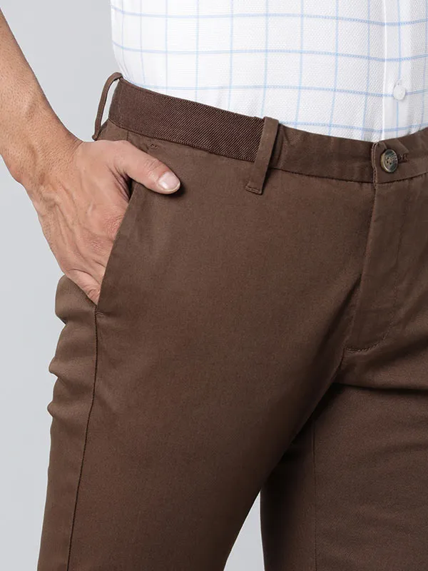Men Brooklyn Fit Cotton Stretch Trouser